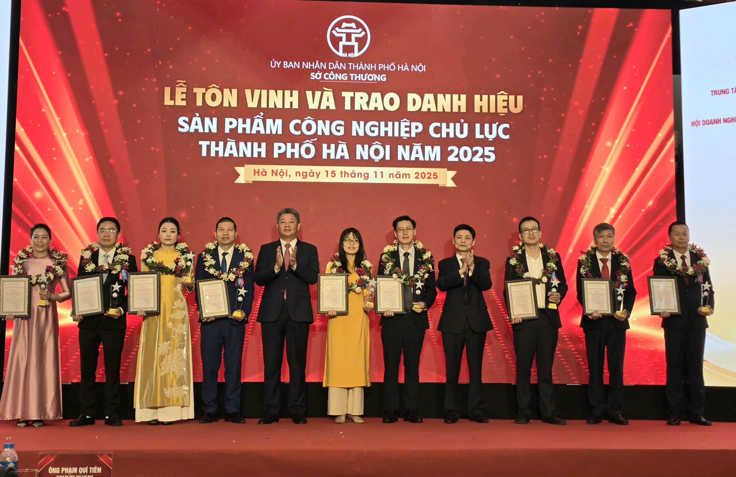 Hà Nội vinh danh 35 sản phẩm công nghiệp chủ lực năm 2025