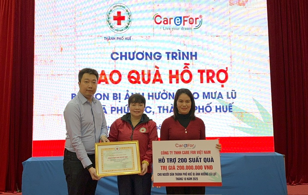 Care For Việt Nam lan tỏa tinh thần sẻ chia giữa mùa bão lũ