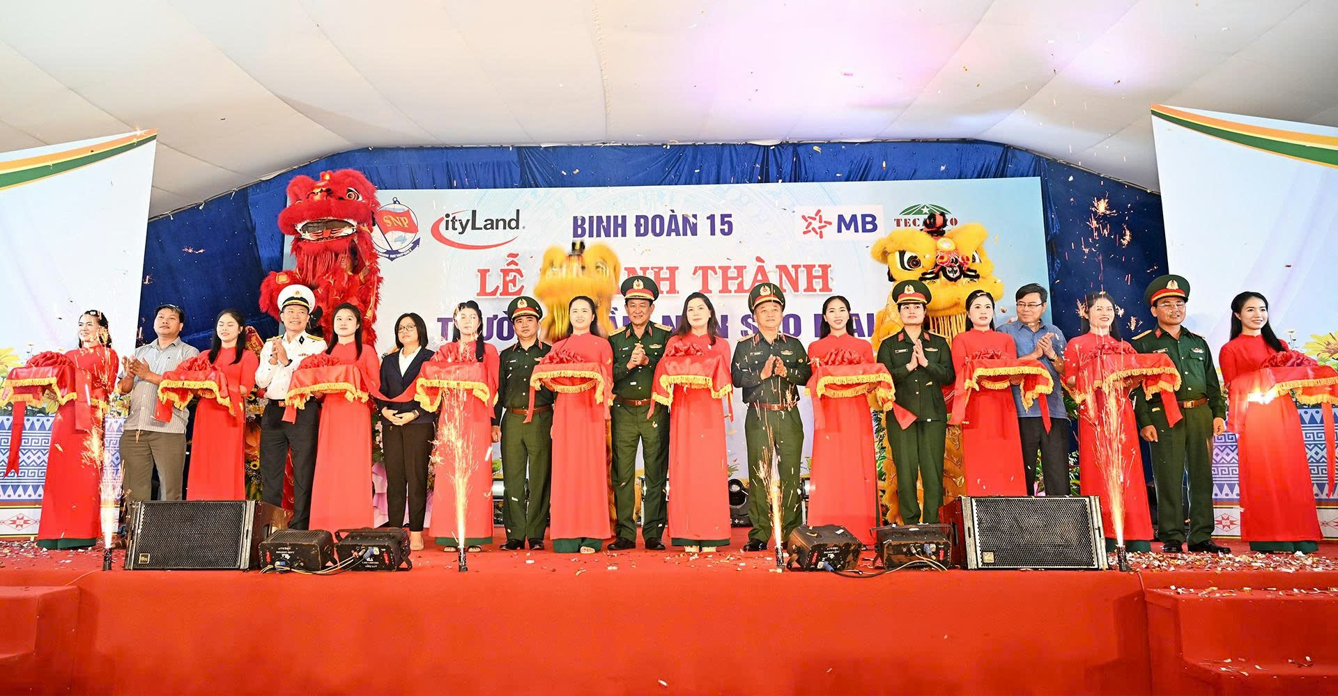 Gia Lai: Mái trường mới từ nghĩa tình quân, dân nơi biên cương