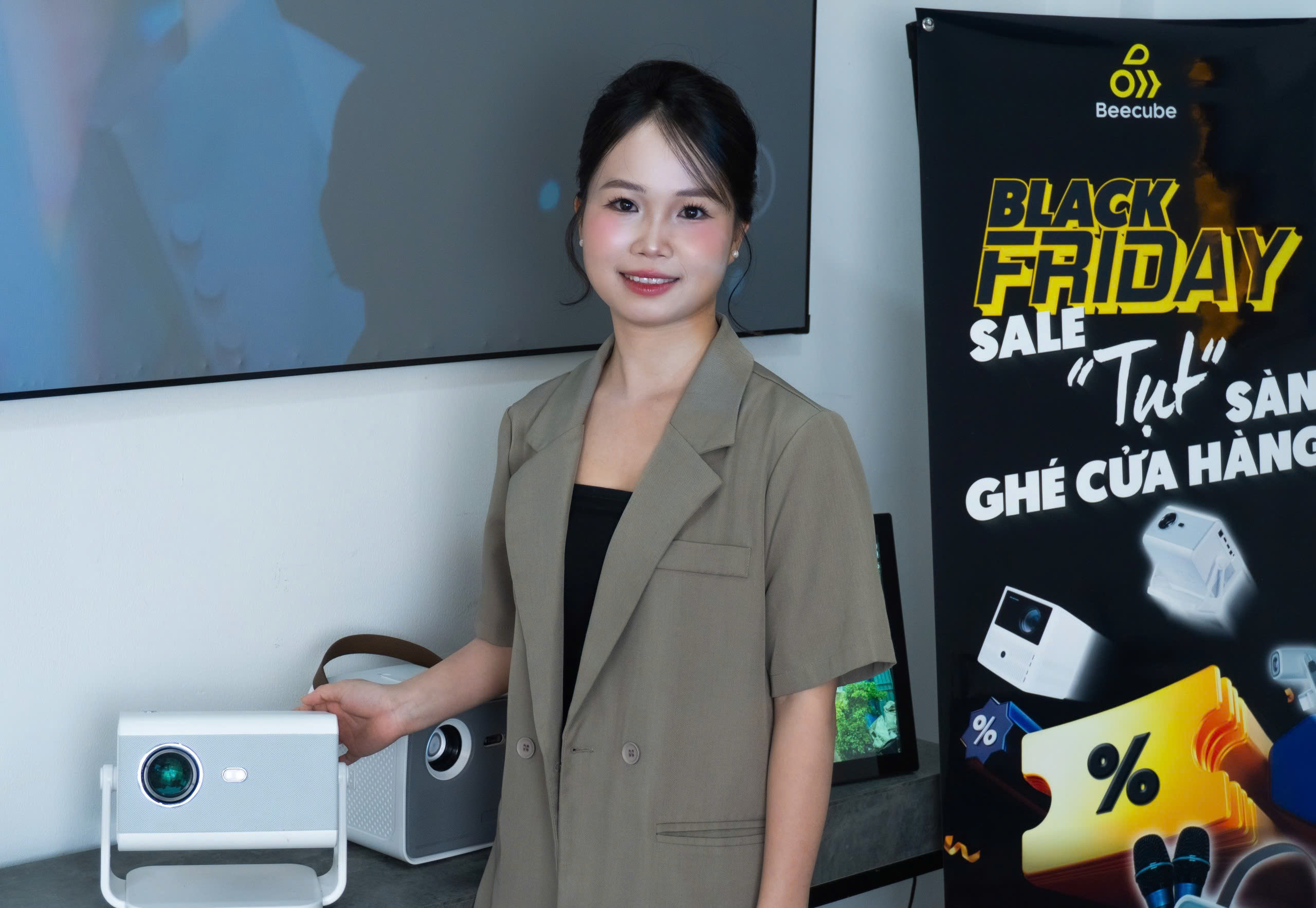 Thương hiệu máy chiếu Việt Beecube tăng trưởng mạnh nhờ TikTok Shop