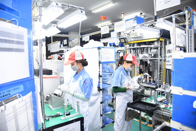 Hà Nội: Sản xuất công nghiệp tiếp đà tăng trưởng