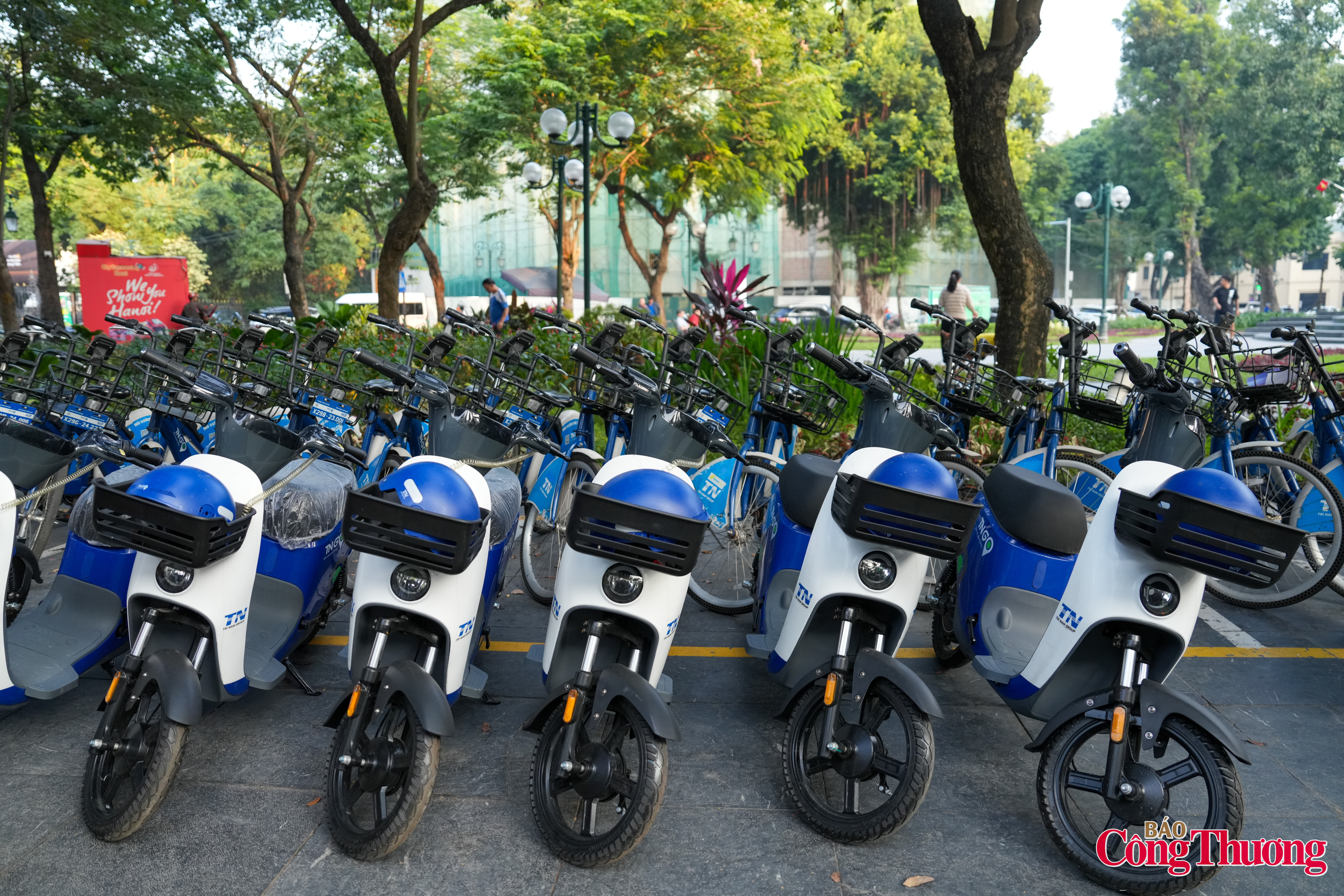 Hà Nội thí điểm xe đạp điện công cộng