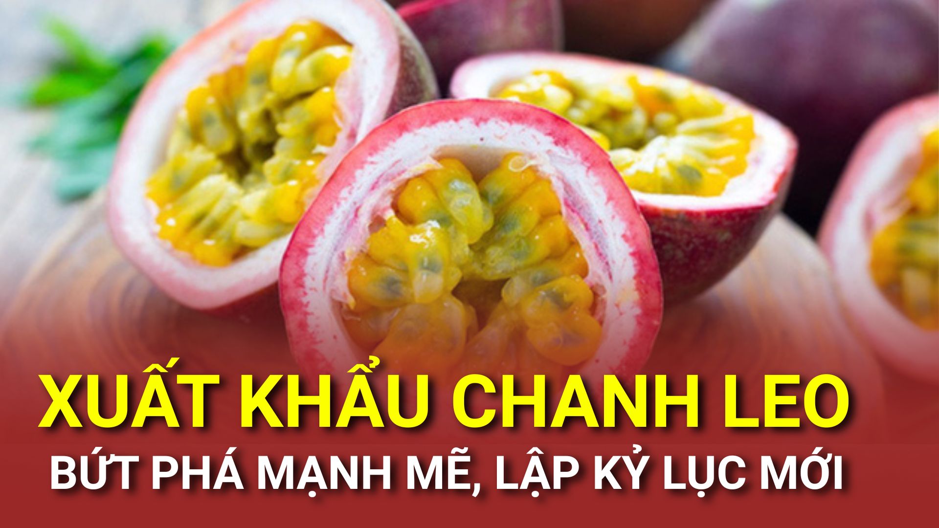 Xuất khẩu chanh leo bứt phá mạnh mẽ, lập kỷ lục mới