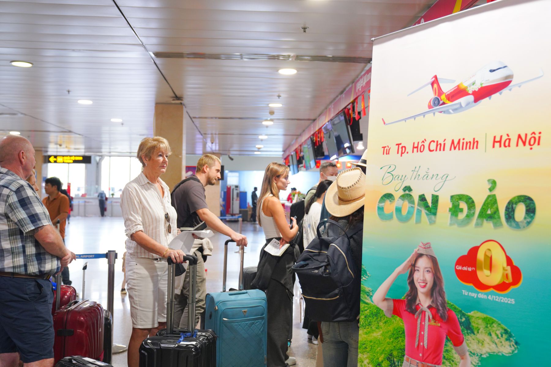 Vietjet tăng gấp đôi chuyến bay đến Côn Đảo từ ngày 17/12