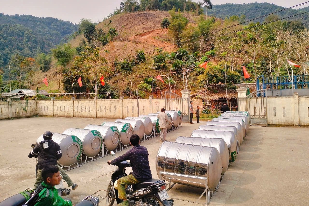 Chương trình 1719 đưa nước sạch về vùng núi Nghệ An