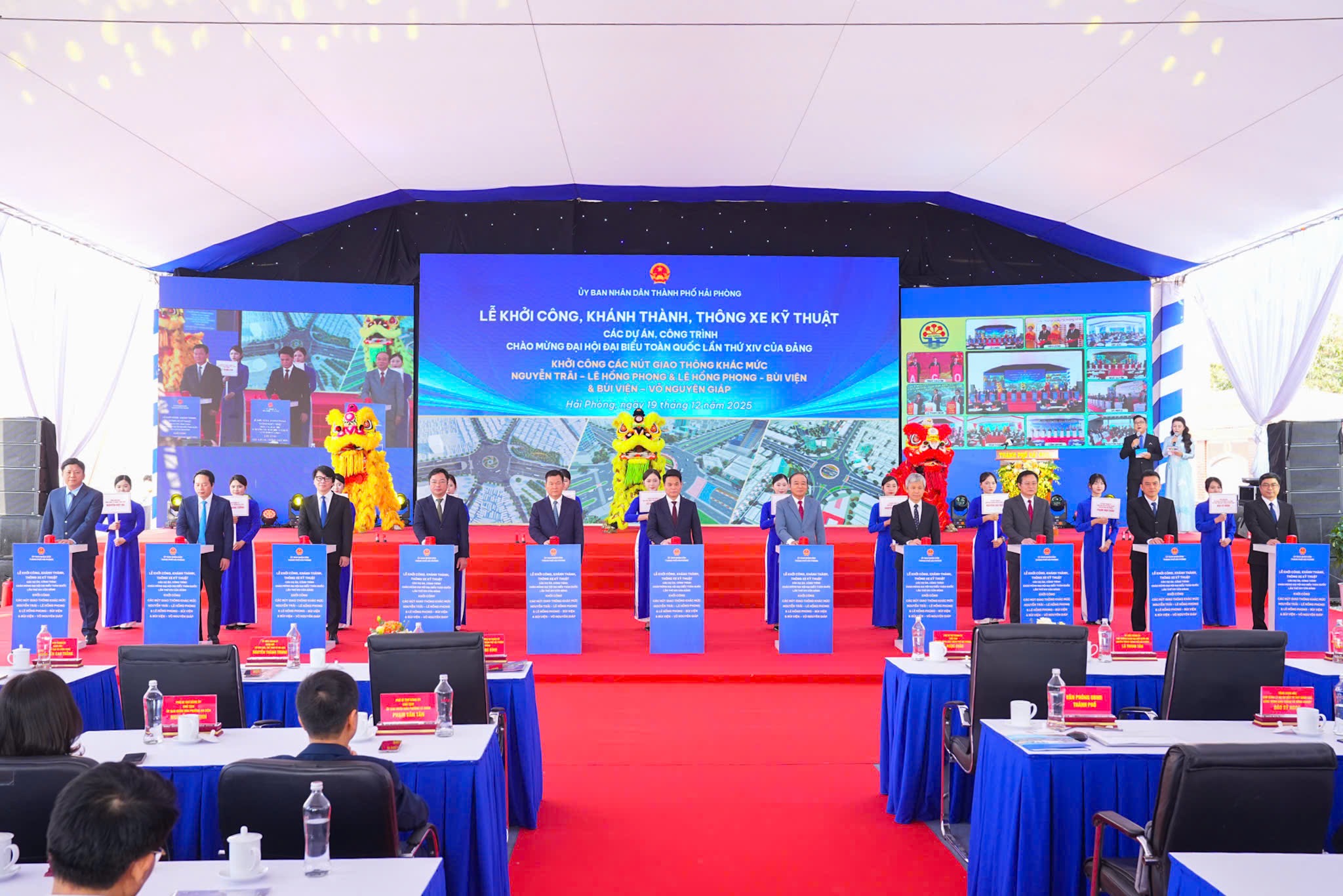 Hải Phòng: Khởi công 13 công trình mở rộng không gian phát triển