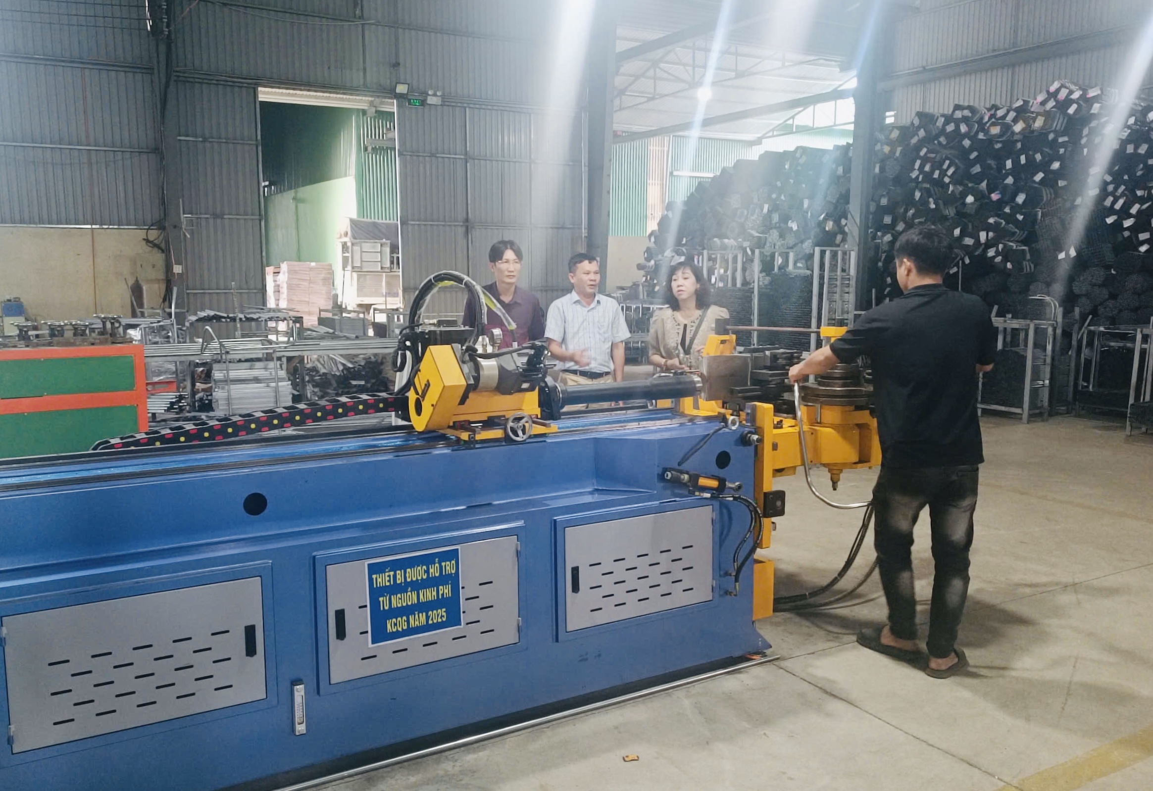 Gia Lai nghiệm thu, bàn giao máy móc khuyến công cho 4 doanh nghiệp