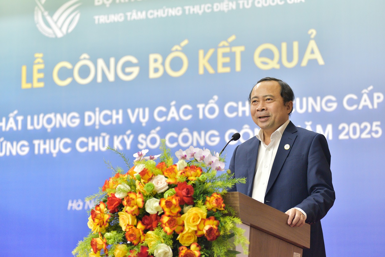 Công bố đánh giá chất lượng dịch vụ các tổ chức chứng thực chữ ký số 