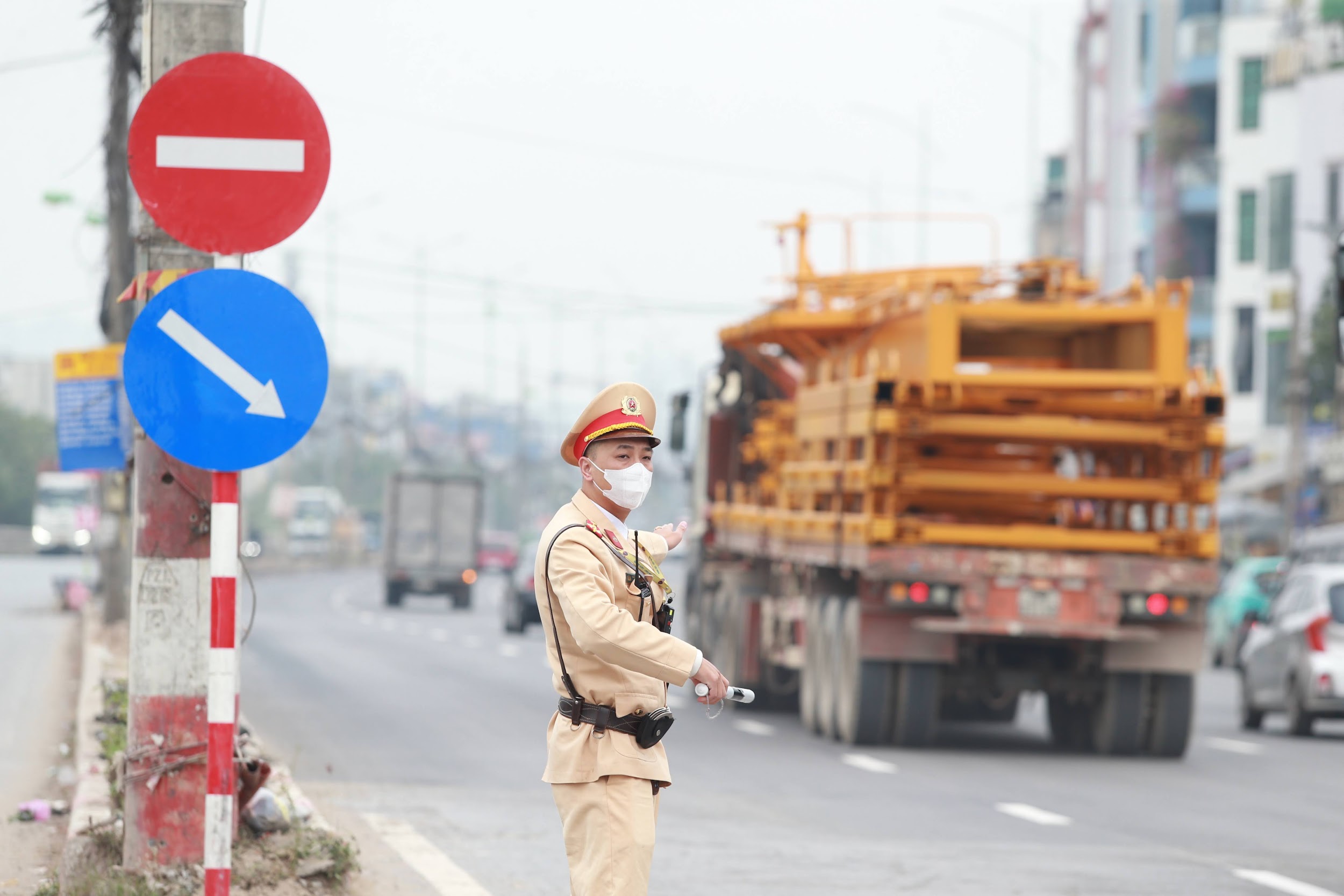 Hà Nội huy động tối đa quân số bảo đảm giao thông sau kỳ nghỉ Tết