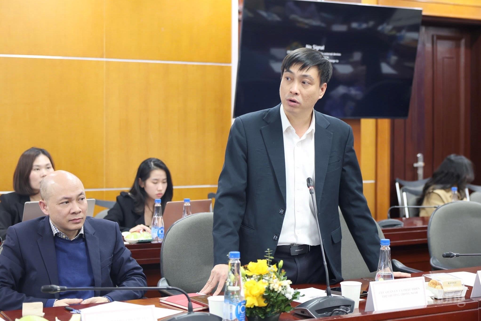 Ông Bùi Nguyễn Anh Tuấn - Phó Cục trưởng Cục Quản lý và Phát triển thị trường trong nước. Ảnh: Quỳnh Trang