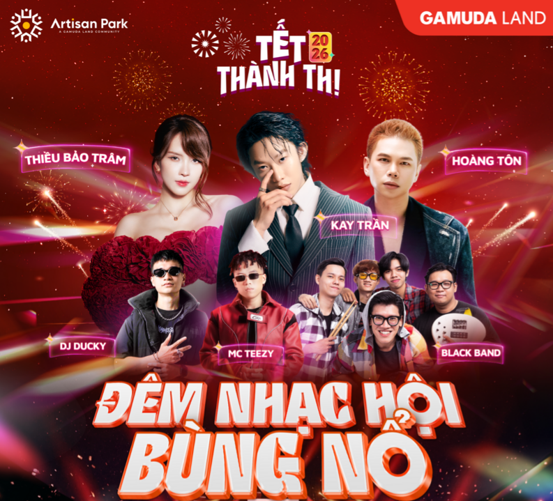 Lễ hội 'Tết Thành Thị': Đại tiệc trải nghiệm hấp dẫn tại Artisan Park