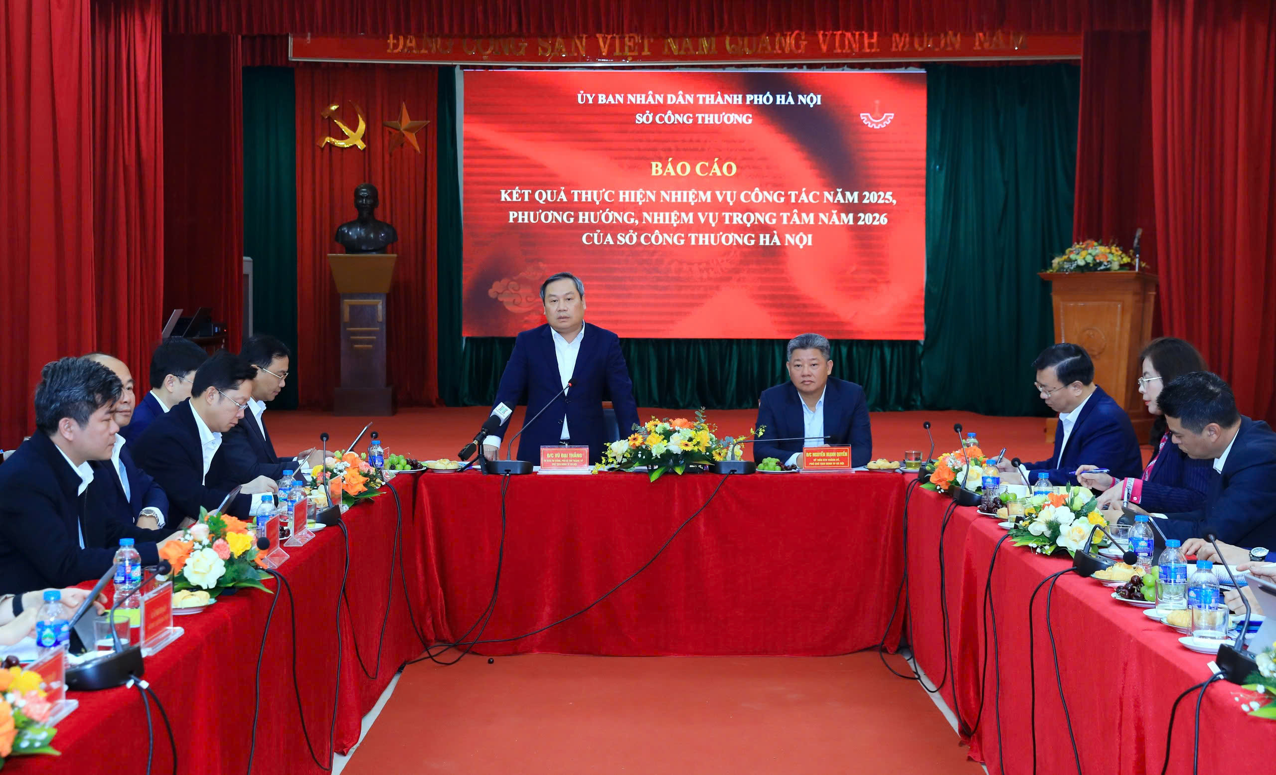 Theo báo cáo của Sở Công Thương Hà Nội, năm 2025, GRDP của thành phố ước tăng 8,16% so với năm trước.