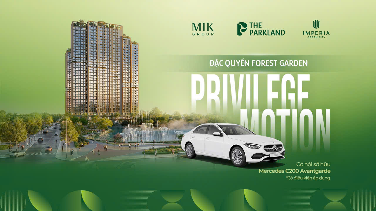 Vì sao Forest Garden trở thành tâm điểm tại ốc đảo xanh The Parkland?