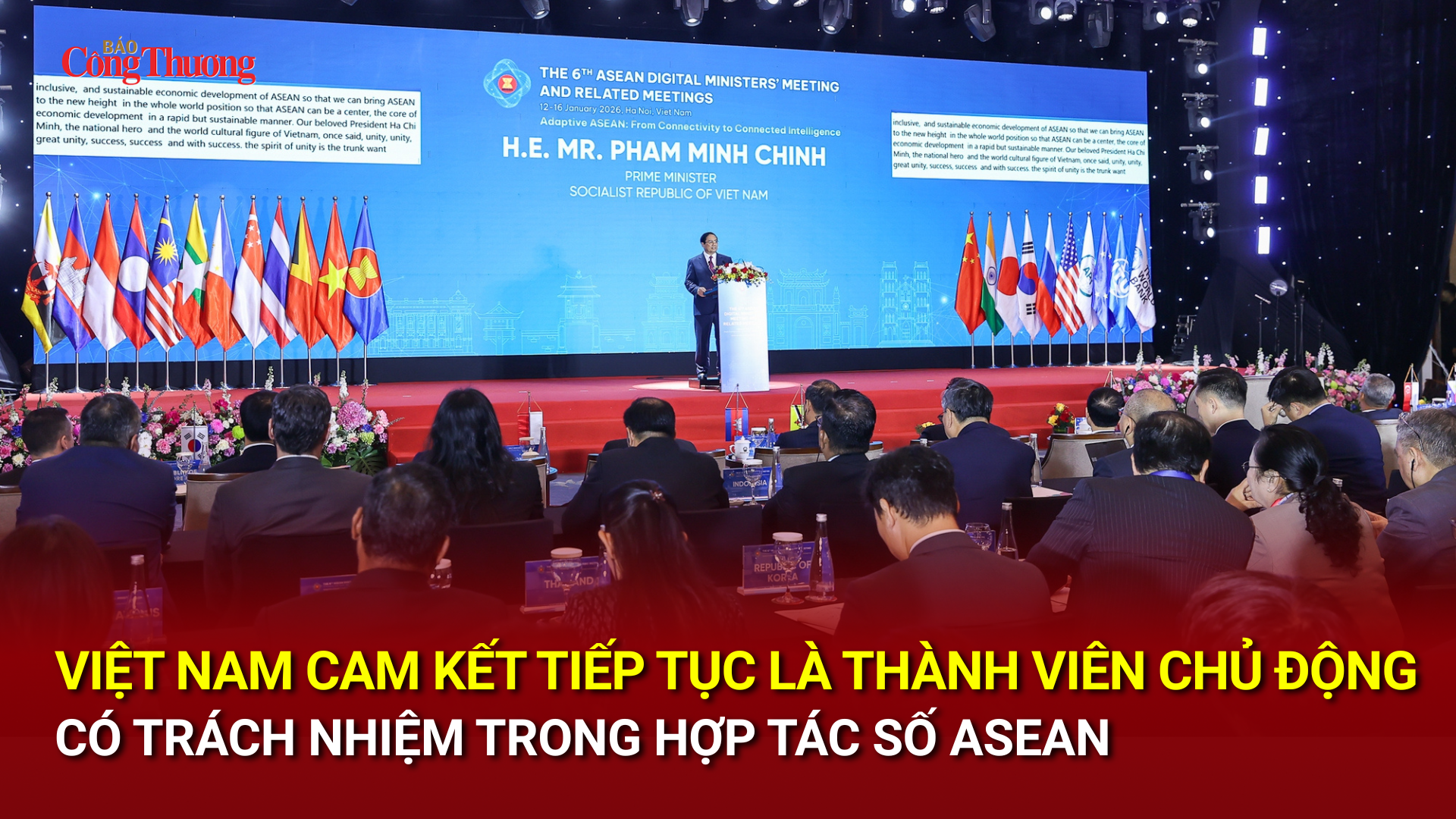 Việt Nam cam kết là thành viên chủ động, có trách nhiệm trong hợp tác số ASEAN