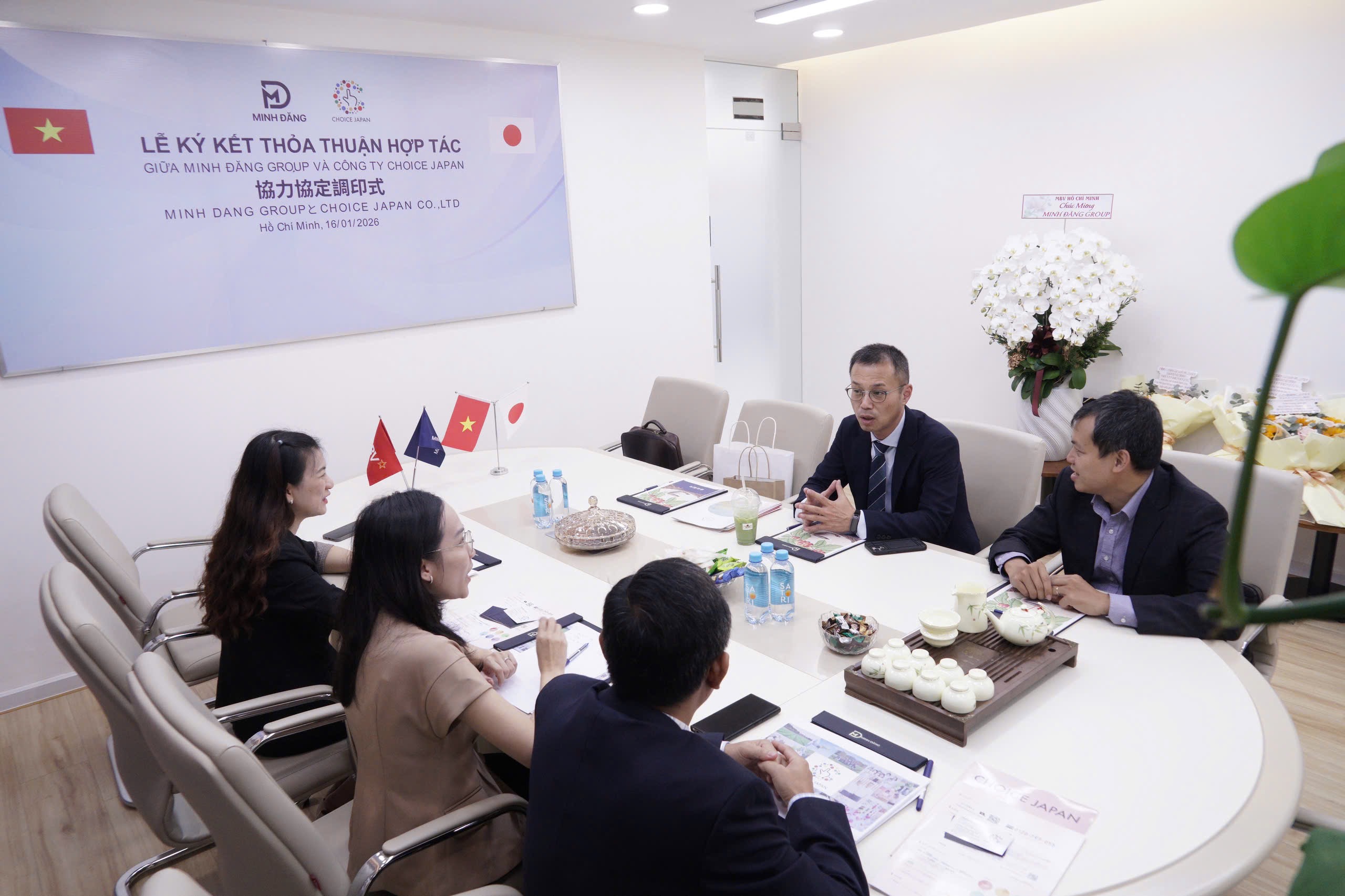 Minh Đăng Group ký kết thỏa thuận hợp tác với Choice Japan