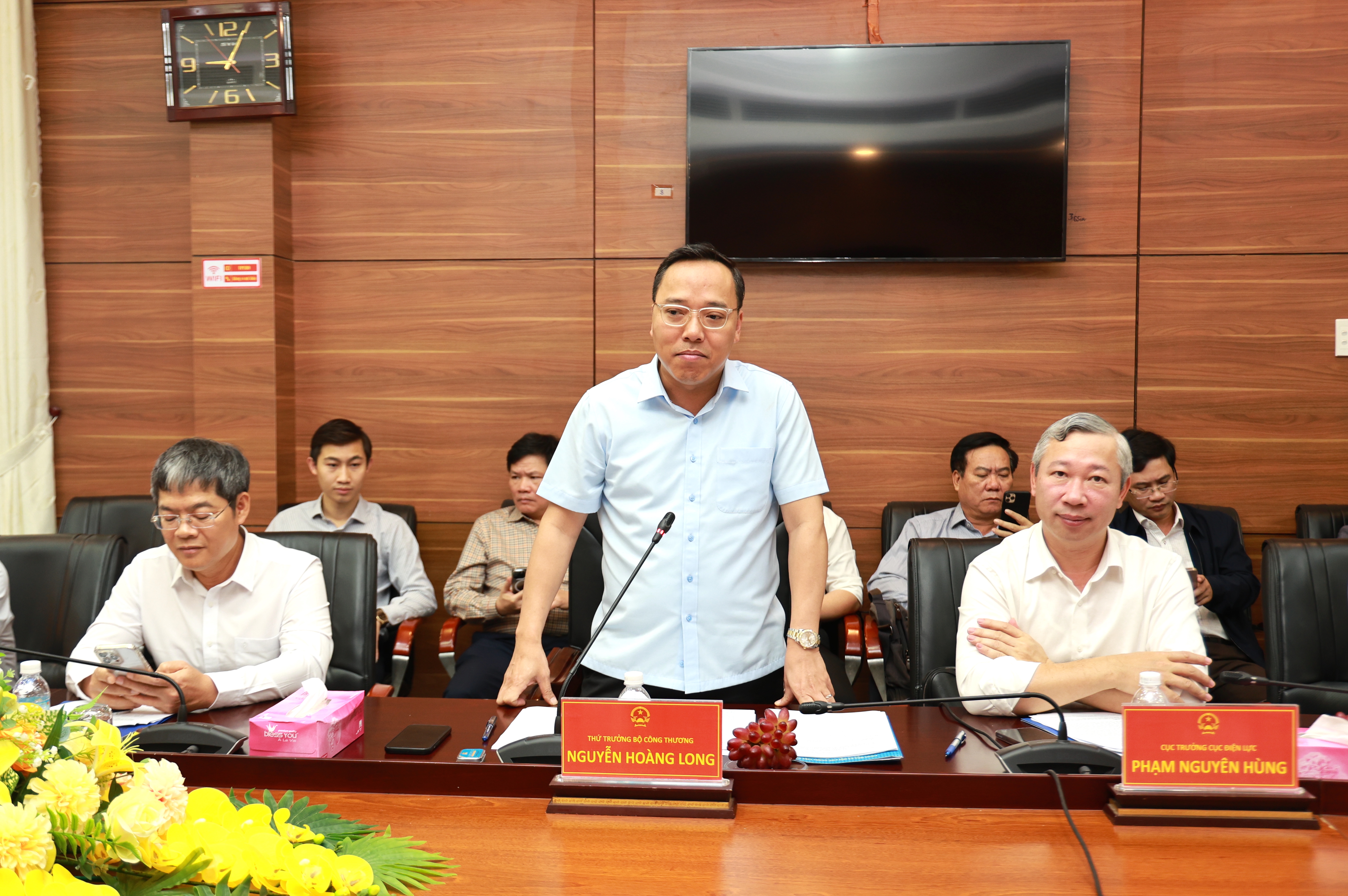 Thứ trưởng Nguyễn Hoàng Long làm việc với tỉnh Khánh Hòa về Quy hoạch Điện VIII