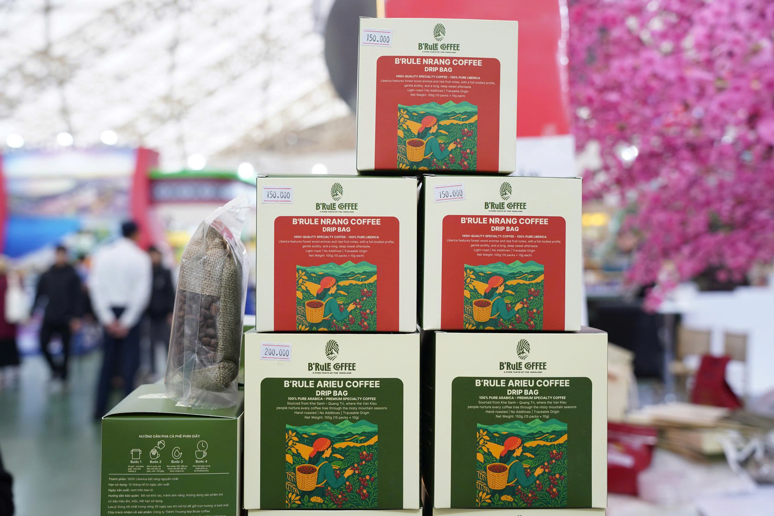 Cà phê Việt đổ bộ Hội chợ Mùa Xuân