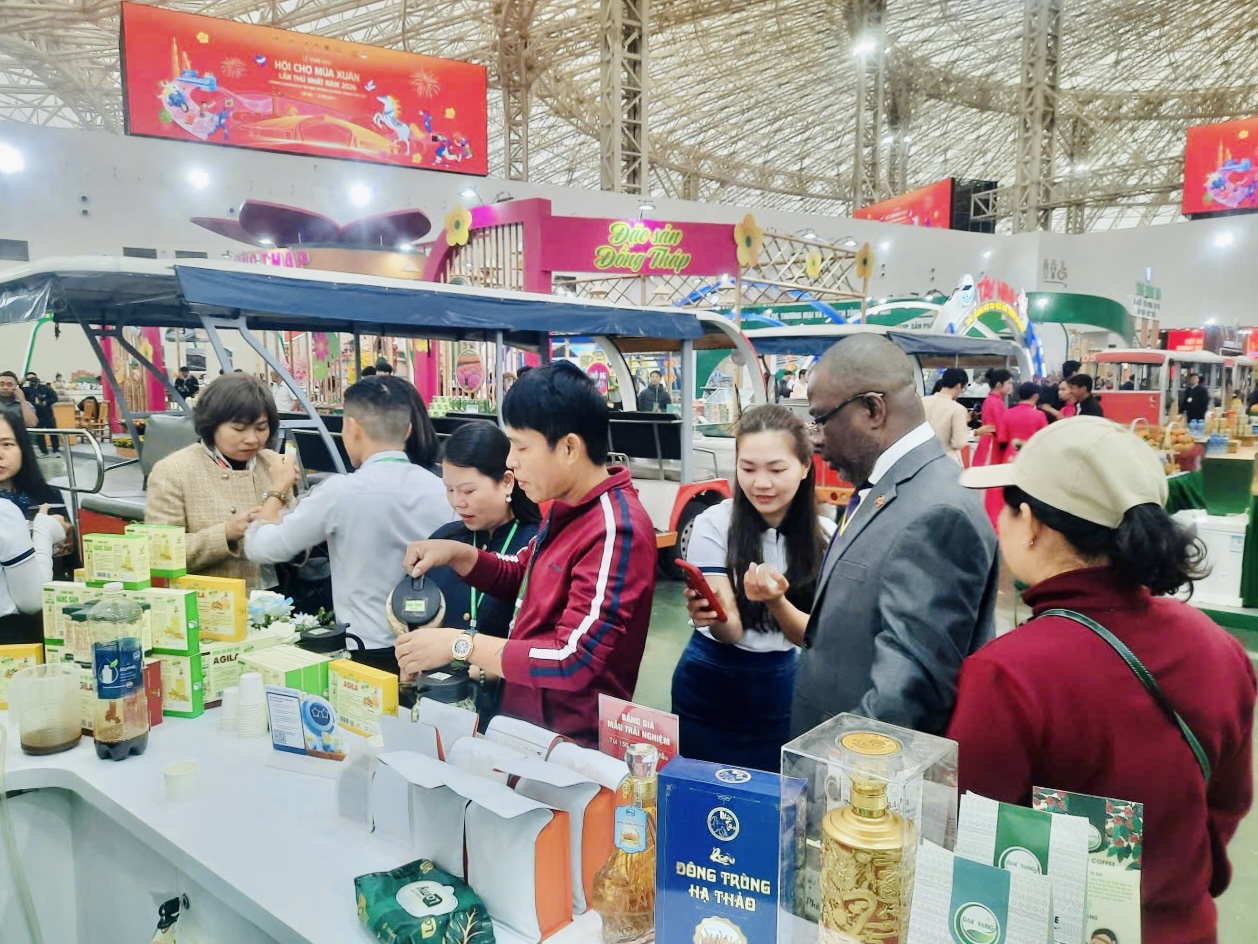 Nông sản Gia Lai ghi dấu ấn tại Hội chợ Mùa Xuân 2026