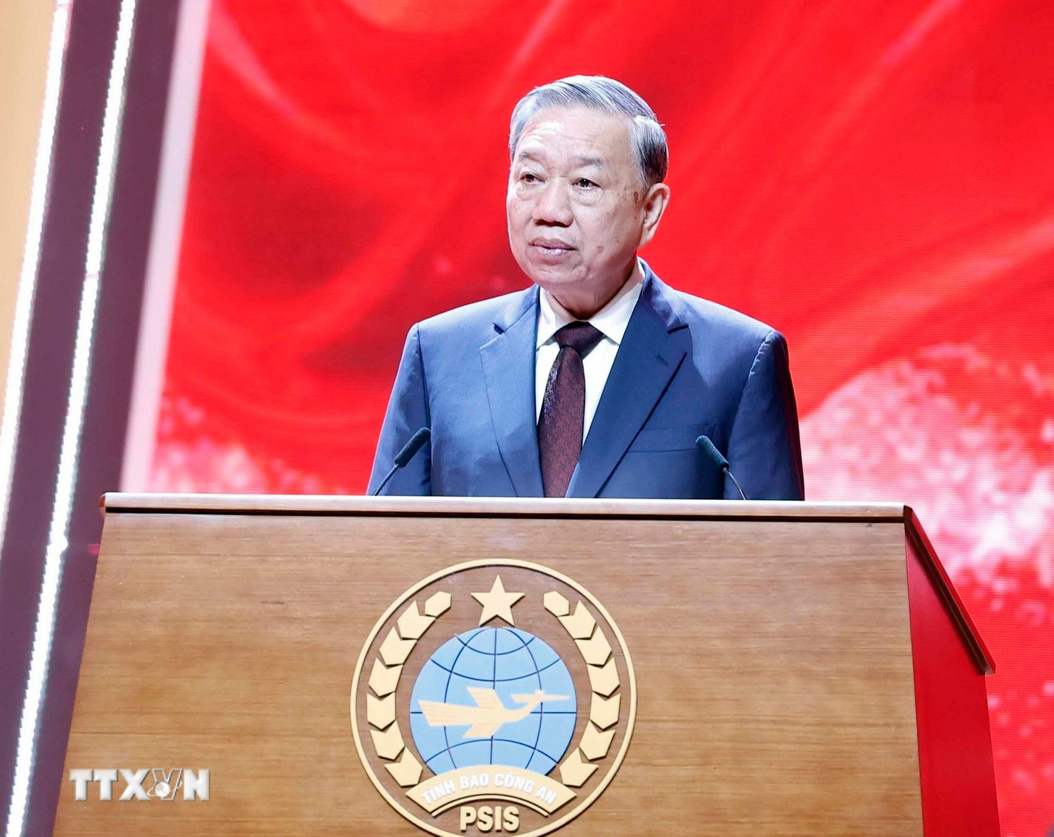 Tổng Bí thư Tô Lâm phát biểu tại Lễ kỷ niệm. Ảnh: Thống Nhất/TTXVN