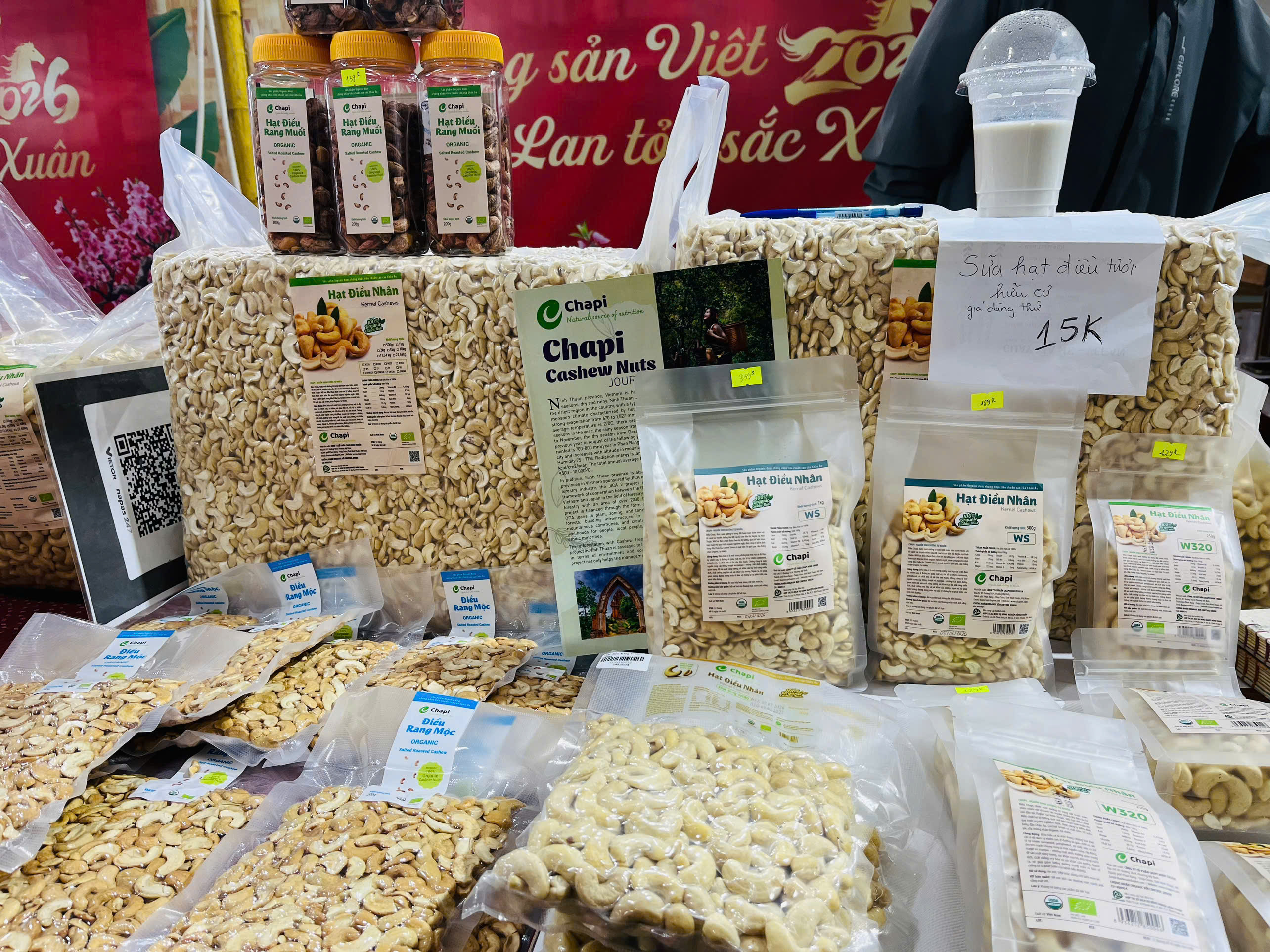 Hạt điều hữu cơ Đồng Thuận tìm cơ hội từ Hội chợ Mùa Xuân