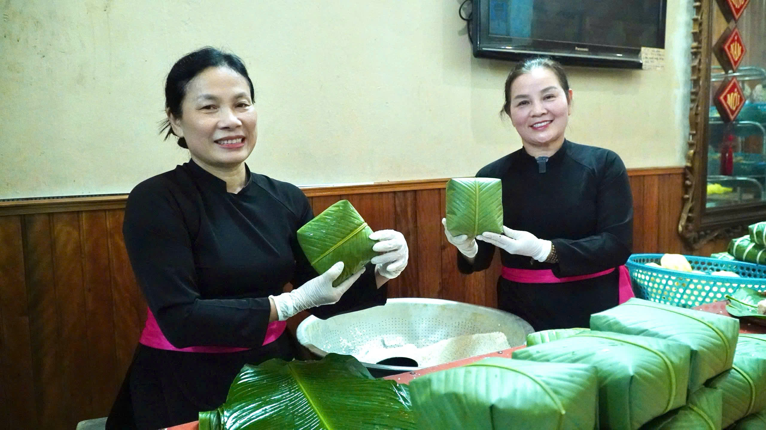 Bánh chưng Bờ Đậu và hồn cốt vị Tết xưa