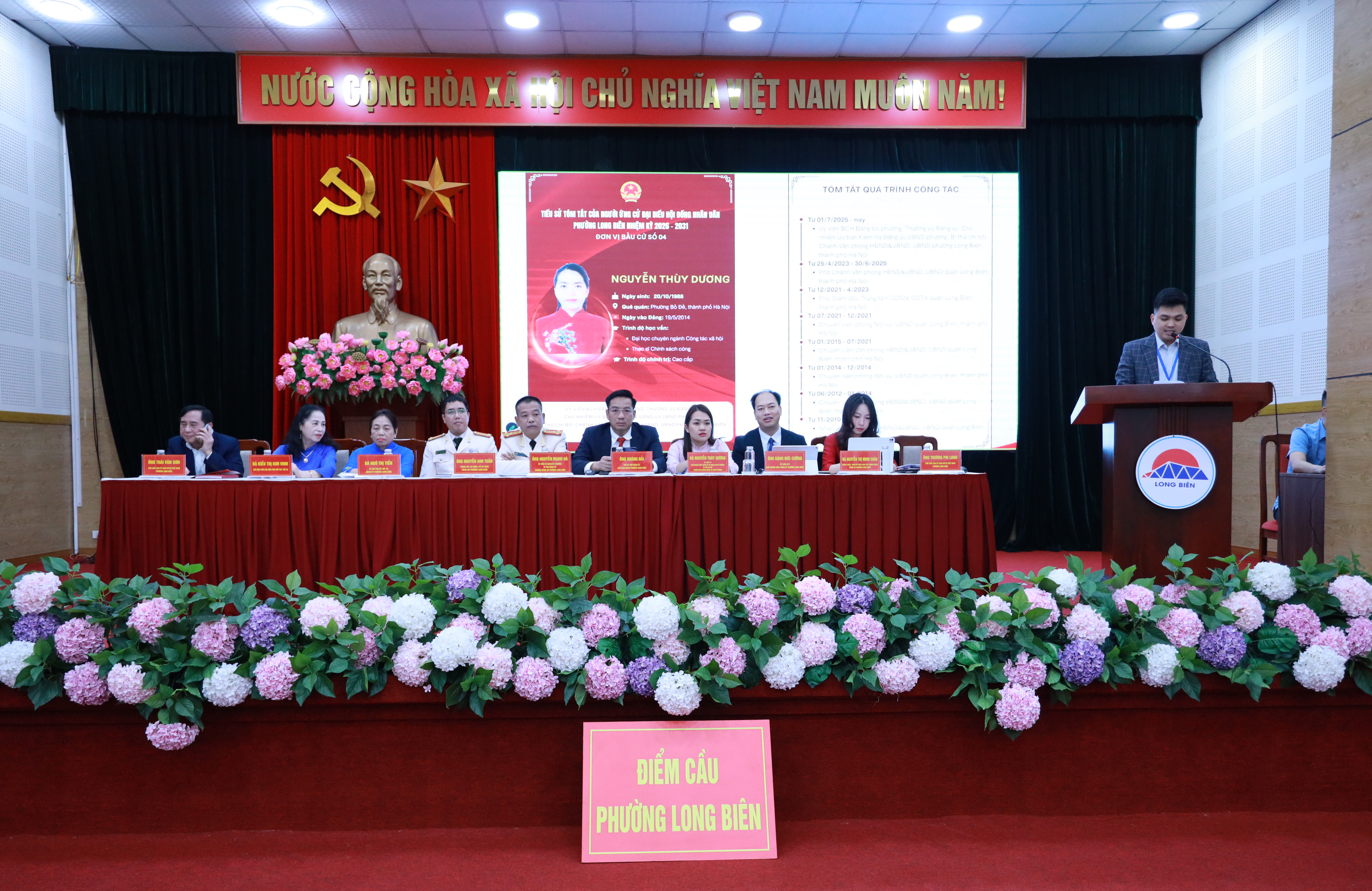 Hà Nội: Phường Long Biên tổ chức tiếp xúc cử tri với người ứng cử đại biểu HĐND 