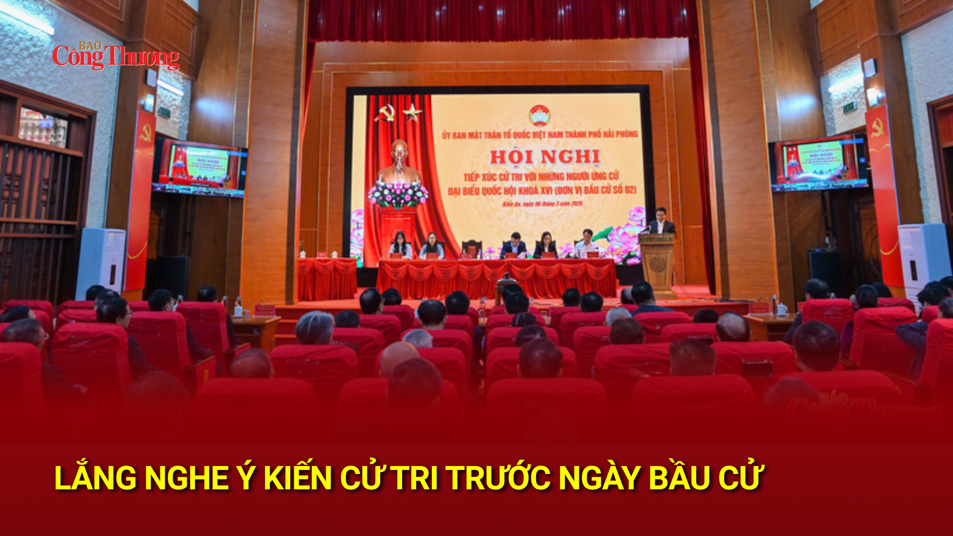Lắng nghe ý kiến cử tri trước ngày bầu cử