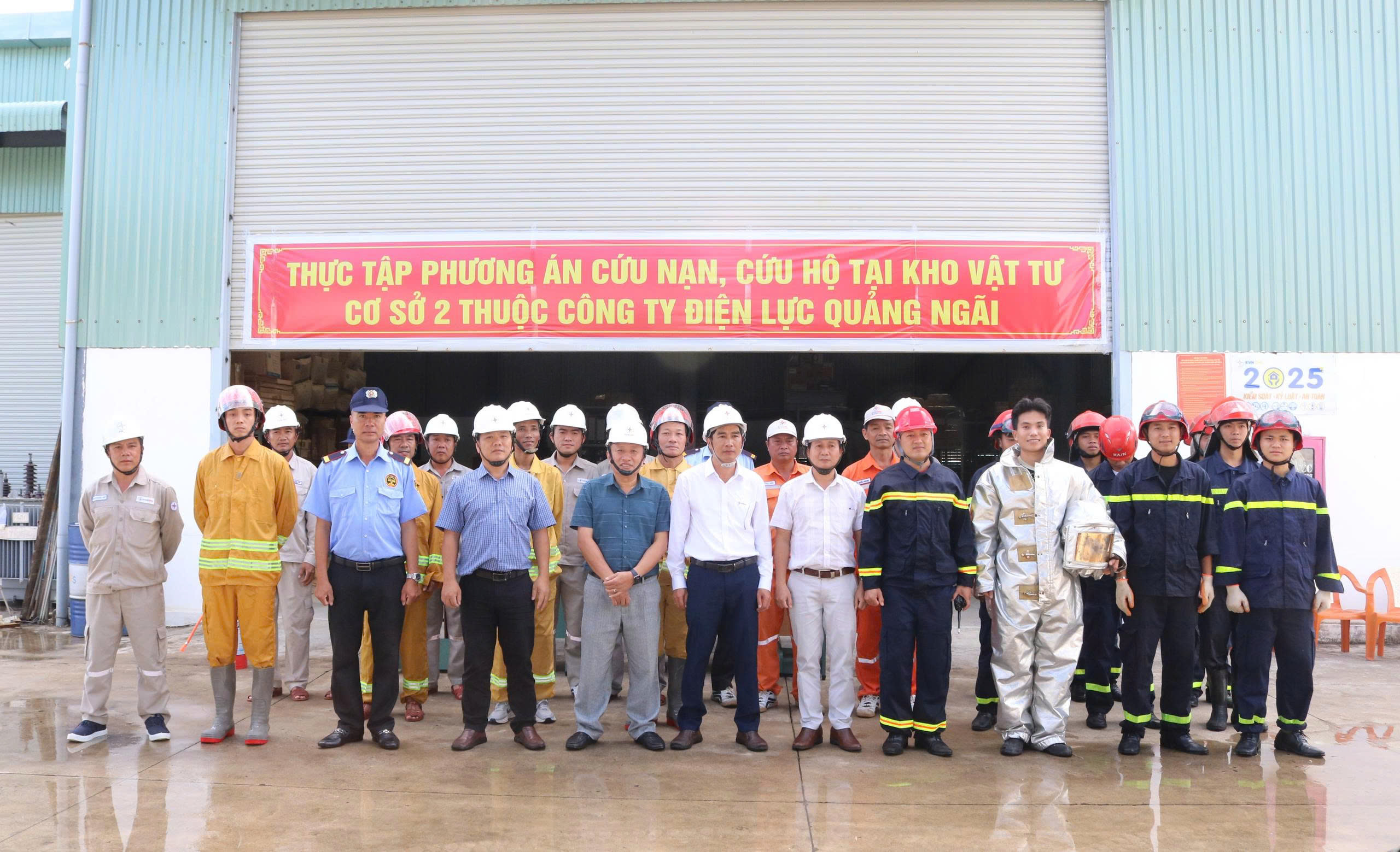 PC Quảng Ngãi: Phối hợp thực tập phương án cứu nạn, cứu hộ 