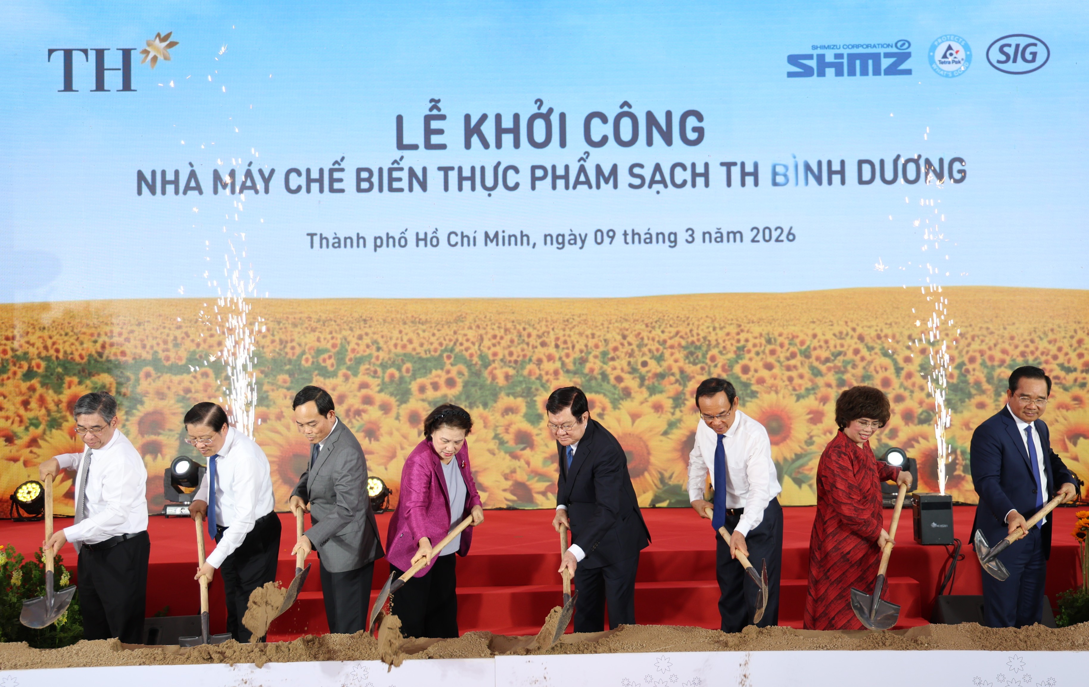 Tập đoàn TH khởi công nhà máy chế biến thực phẩm sạch 