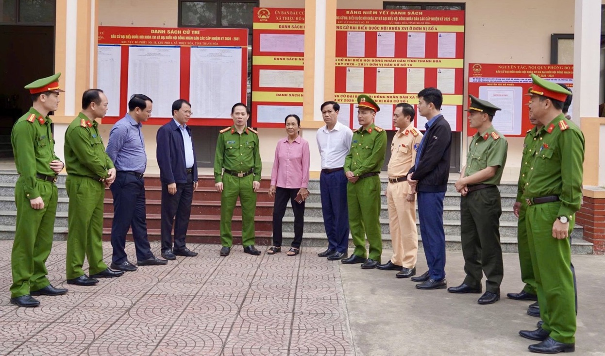 Thanh Hóa chủ động các phương án bảo đảm an ninh, an toàn bầu cử