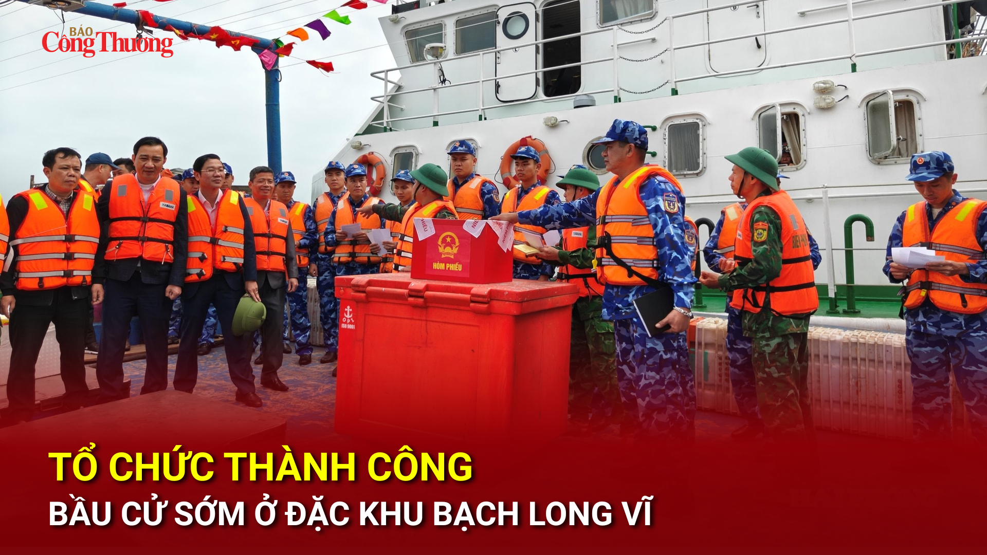 Tổ chức thành công bầu cử sớm ở Đặc khu Bạch Long Vĩ