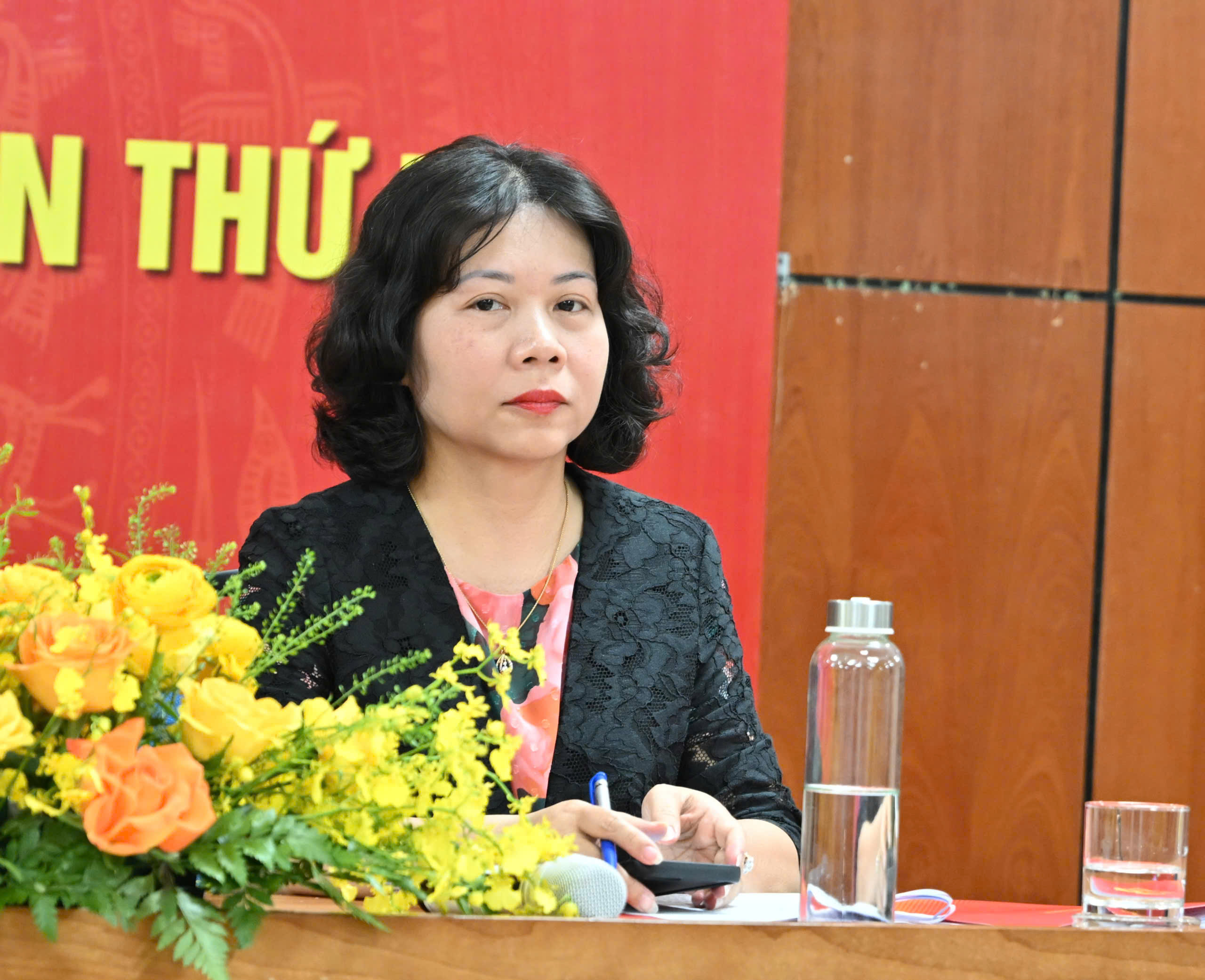 Nhà báo Đoàn Hồng Gấm - Phó Chủ tịch thường trực Liên Chi hội Nhà báo Báo Công Thương cho biết, trong nhiệm kỳ 2020 - 2025. Ảnh: Cấn Dũng