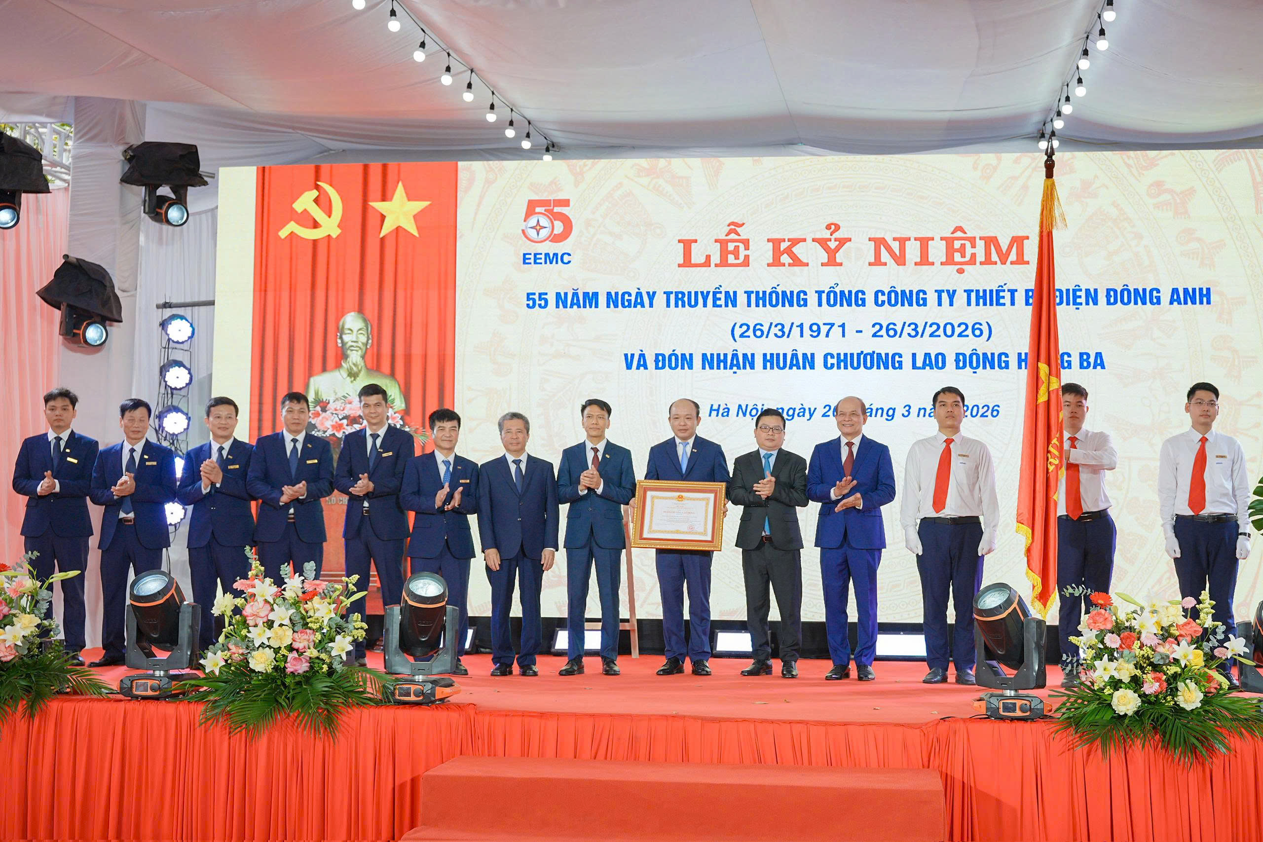 Thứ trưởng Trương Thanh Hoài dự Lễ kỷ niệm 55 Ngày truyền thống EEMC