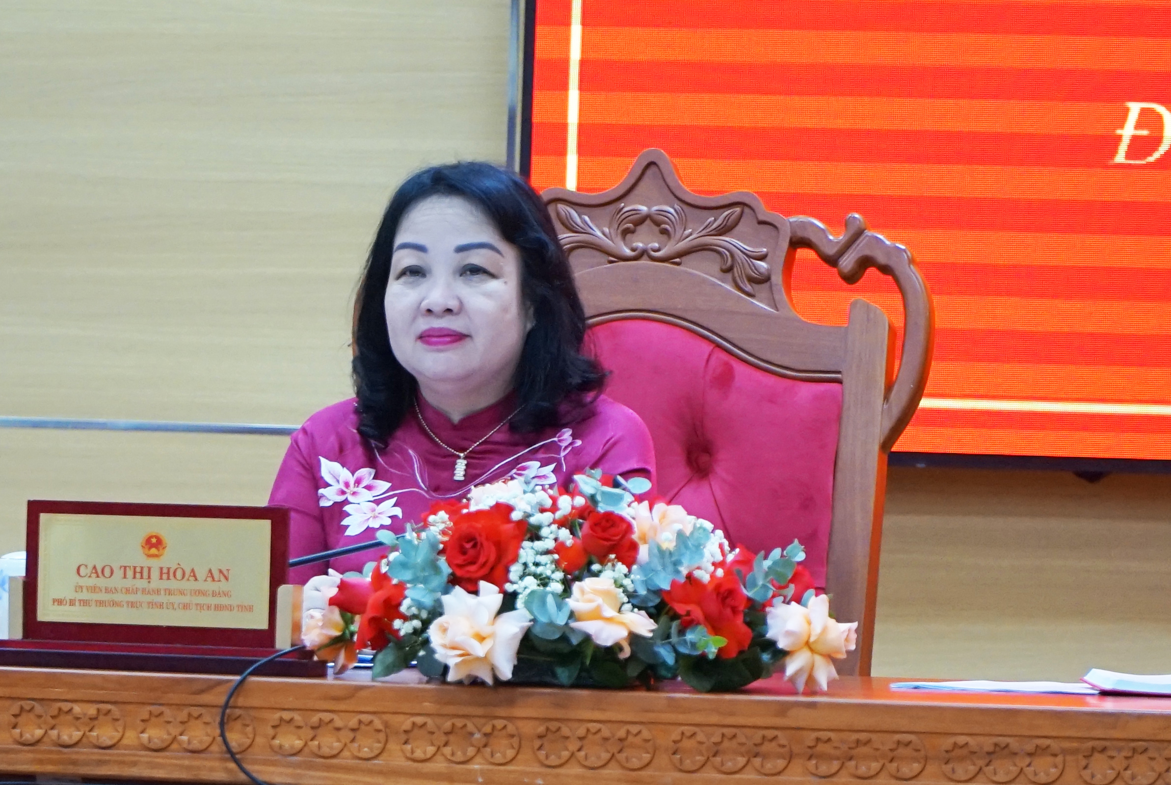 Bà Cao Thị Hòa An được bầu giữ chức Chủ tịch HĐND tỉnh Đắk Lắk