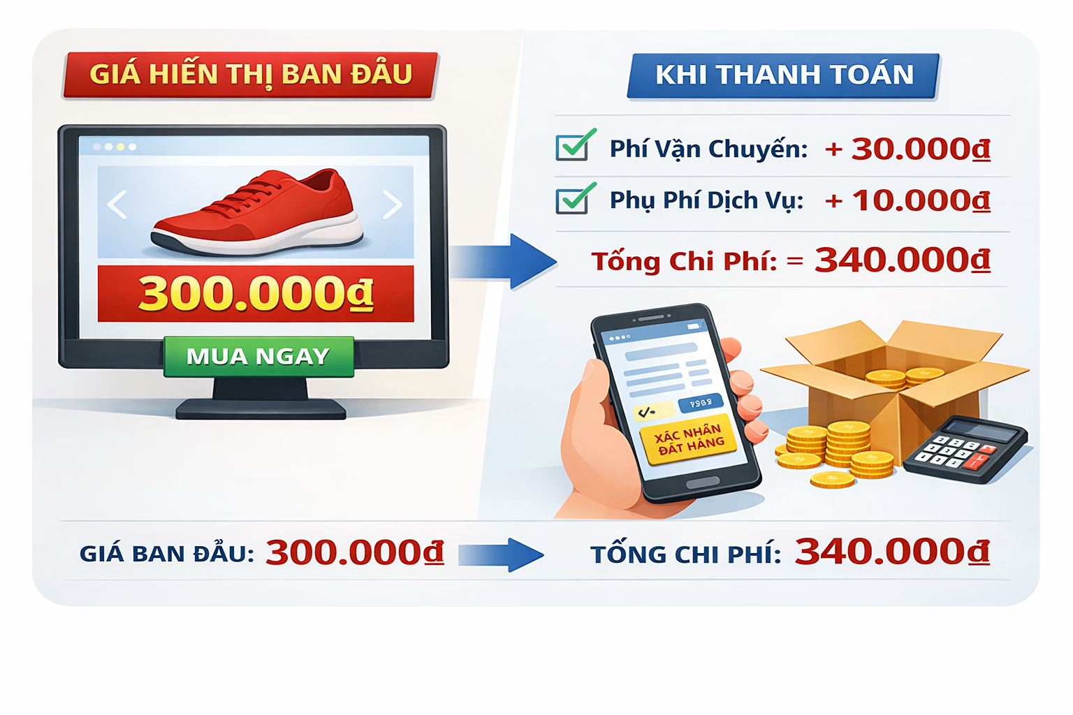 Người tiêu dùng cần nhận diện 'chi phí ẩn' trong thương mại điện tử 