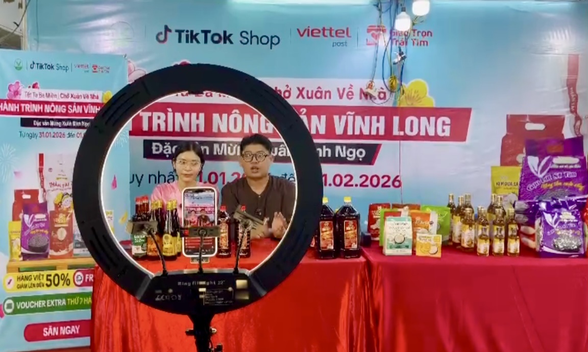 Vĩnh Long: Hỗ trợ doanh nghiệp xây dựng gian hàng số