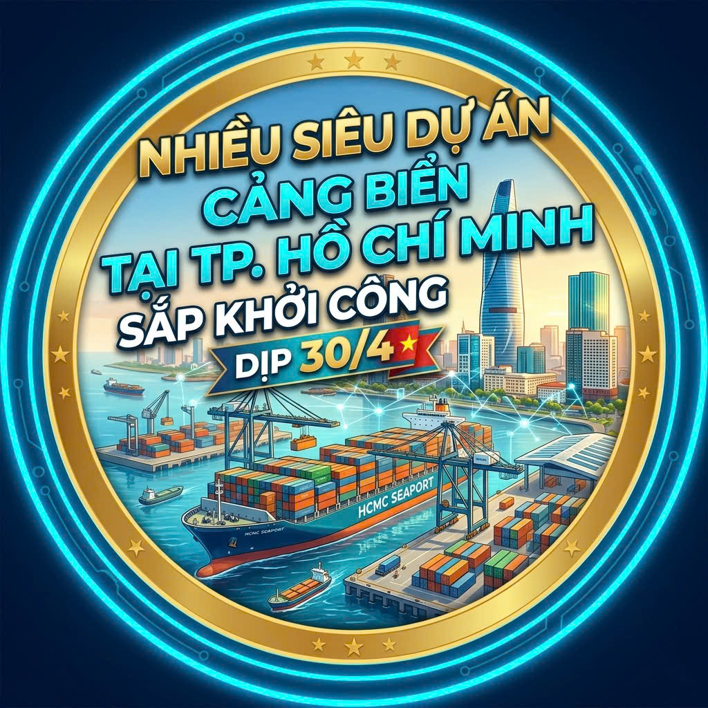 Infographic | Nhiều siêu dự án cảng biển tại TP. Hồ Chí Minh sắp khởi công dịp 30/4