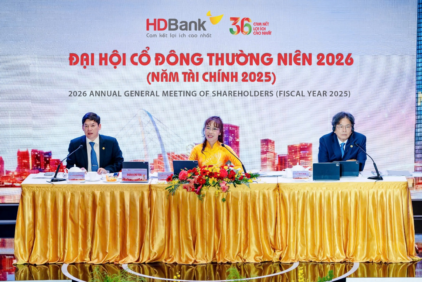 Đại hội đồng cổ đông HDBank 2026: Lợi nhuận kế hoạch tăng 41%,mở rộng hợp tác quốc tế