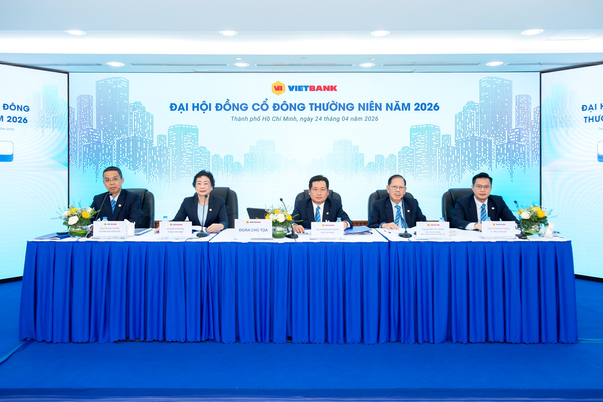 Vietbank tổ chức thành công ĐHĐCĐ 2026, đặt nhiều mục tiêu tăng trưởng