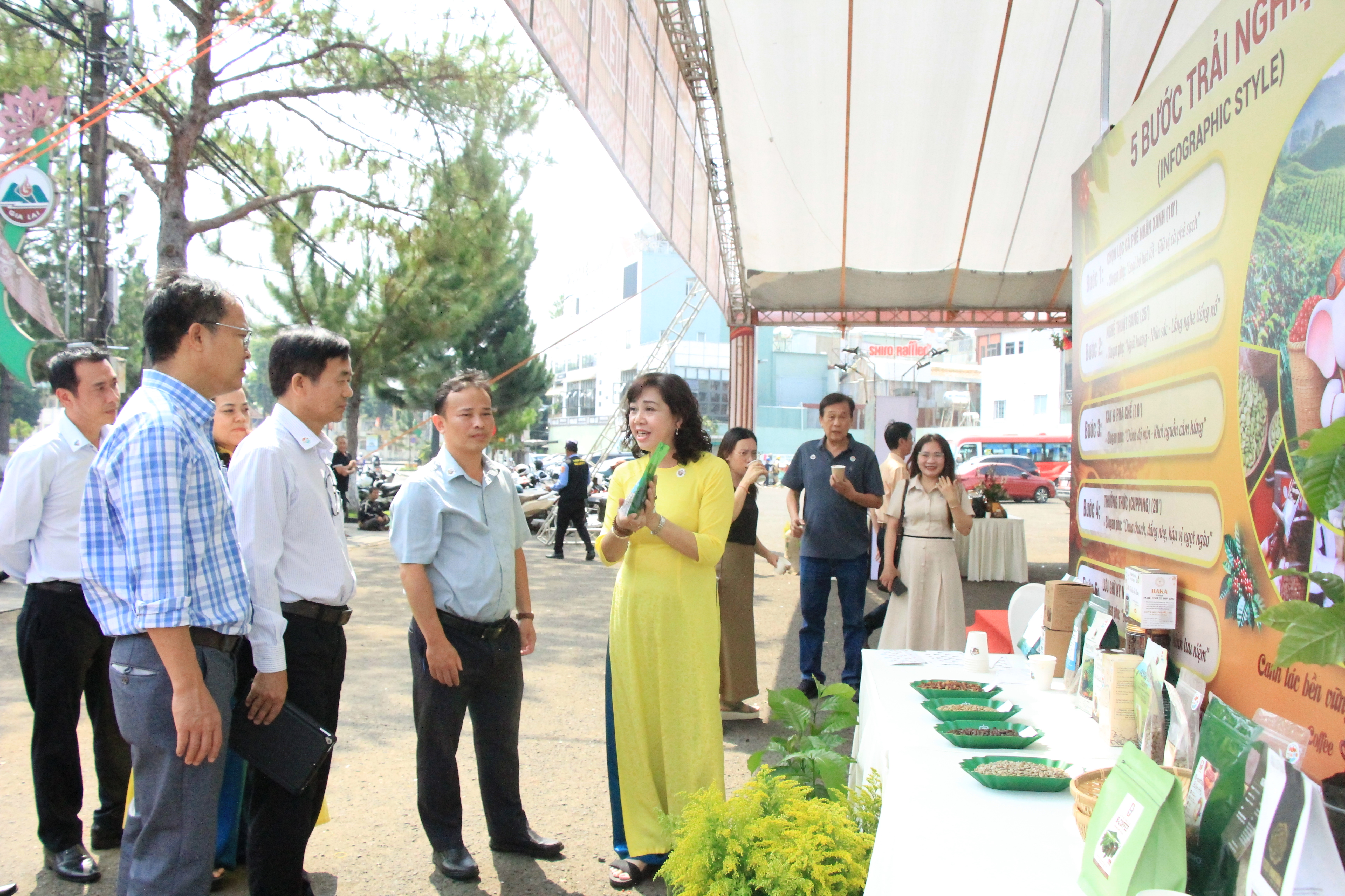 Gia Lai khai mạc không gian trải nghiệm cà phê đặc sản, sản phẩm OCOP