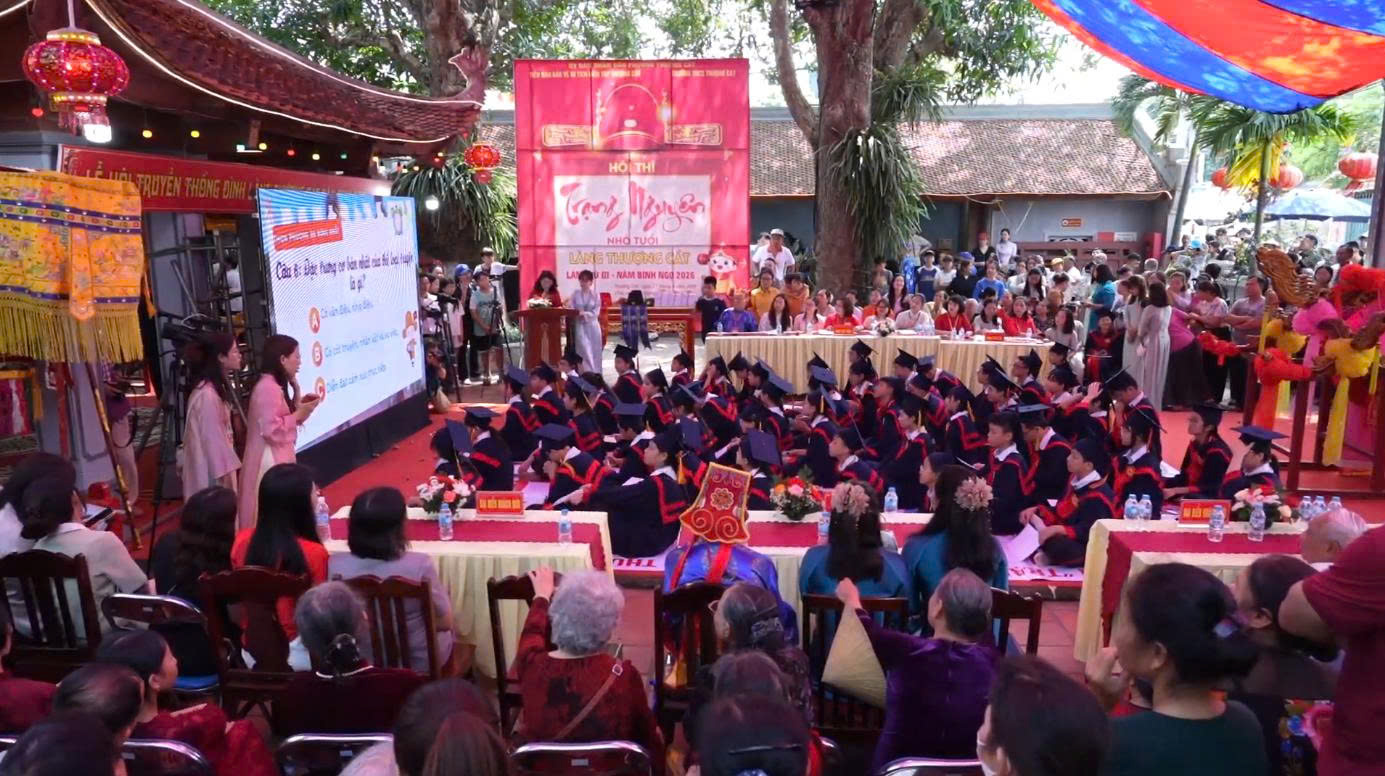 Hội thi 'Trạng nguyên nhỏ tuổi' lan tỏa hiếu học Thượng Cát