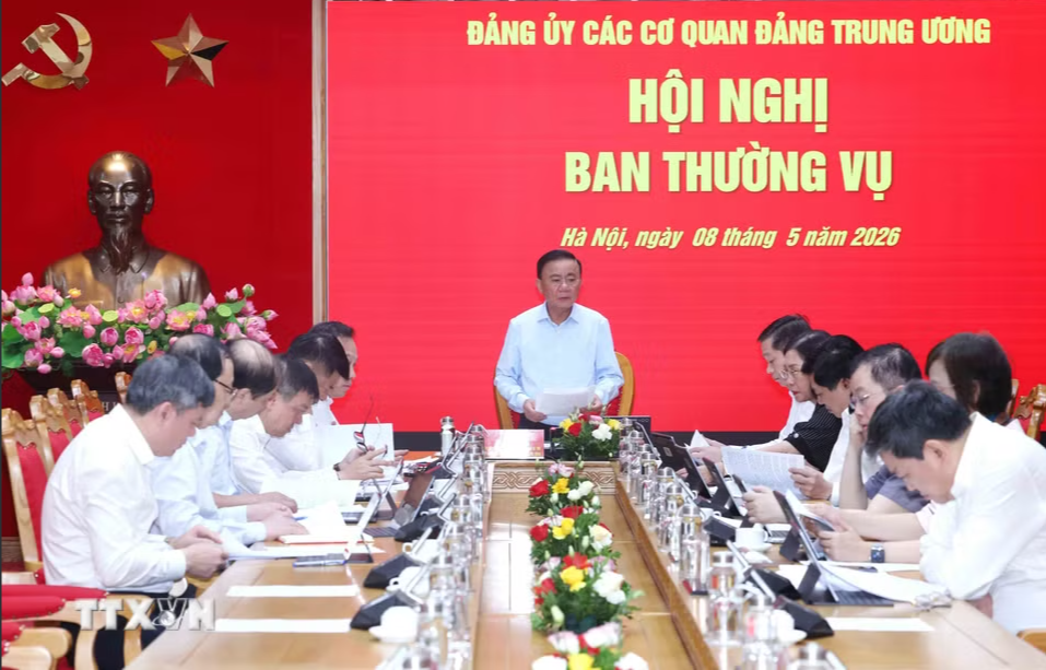 Hội nghị Ban Chấp hành Đảng bộ các cơ quan Đảng Trung ương. Ảnh: Phương Hoa/TTXVN