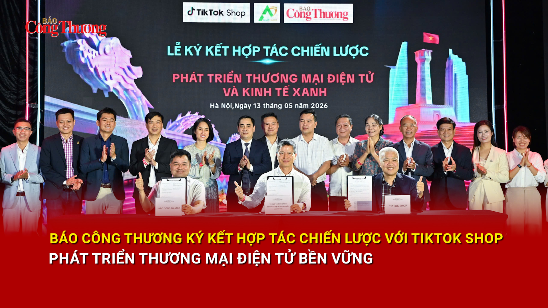 Báo Công Thương ký kết hợp tác chiến lược với TikTok Shop, phát triển thương mại điện tử bền vững