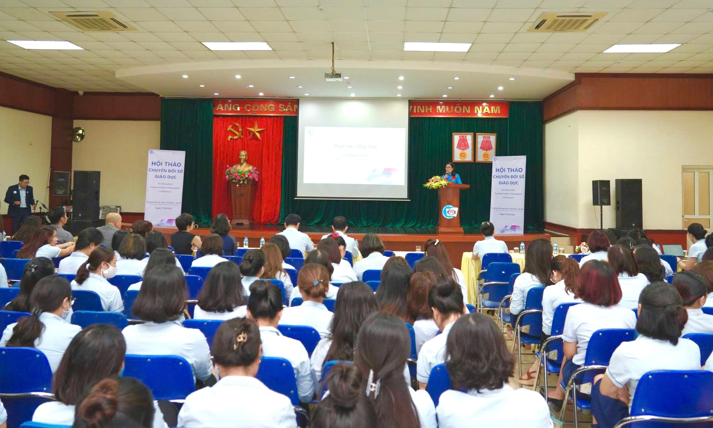 Trường Tiểu học Đoàn Thị Điểm - Hà Nội là một trong những trường tiên phong về chuyển đổi số trong giáo dục tiểu học.
