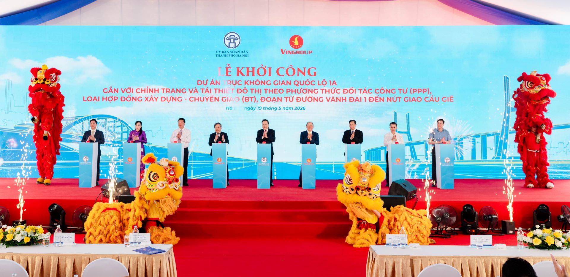 Hà Nội khởi công mở rộng quốc lộ 1A quy mô 16 làn xe
