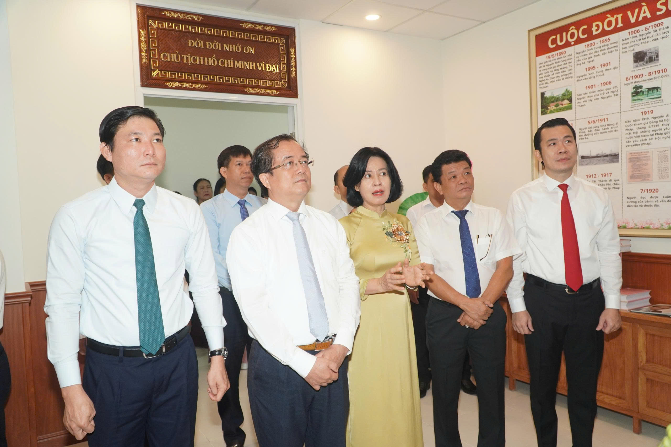Sở Công Thương Tây Ninh khánh thành Không gian văn hóa Hồ Chí Minh