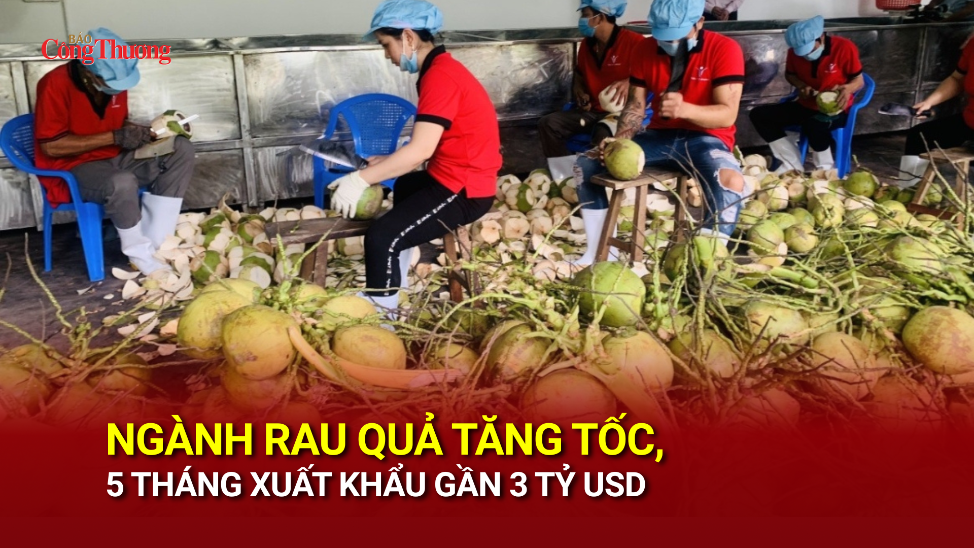 Ngành rau quả tăng tốc, 5 tháng xuất khẩu gần 3 tỷ USD