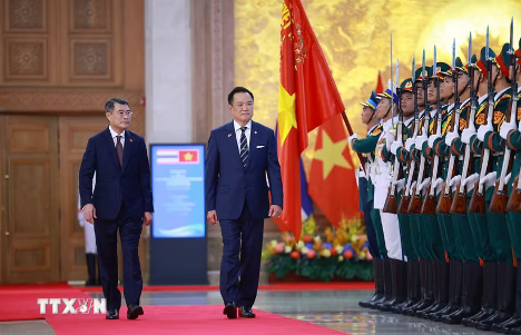 Thủ tướng Lê Minh Hưng chủ trì lễ đón chính thức Thủ tướng Thái Lan
