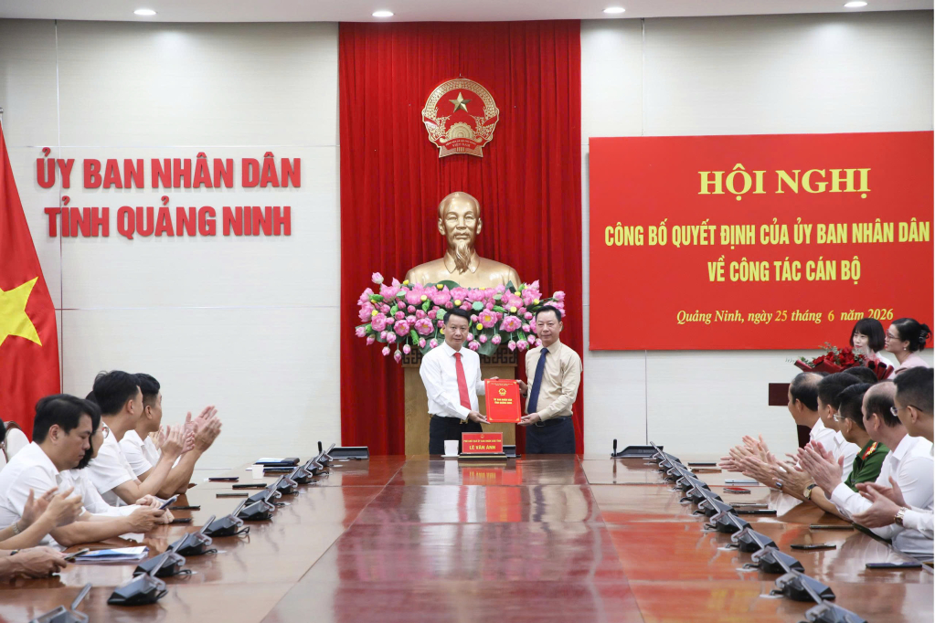 Ông Hồ Quang Huy được bổ nhiệm Giám đốc Sở Công Thương Quảng Ninh