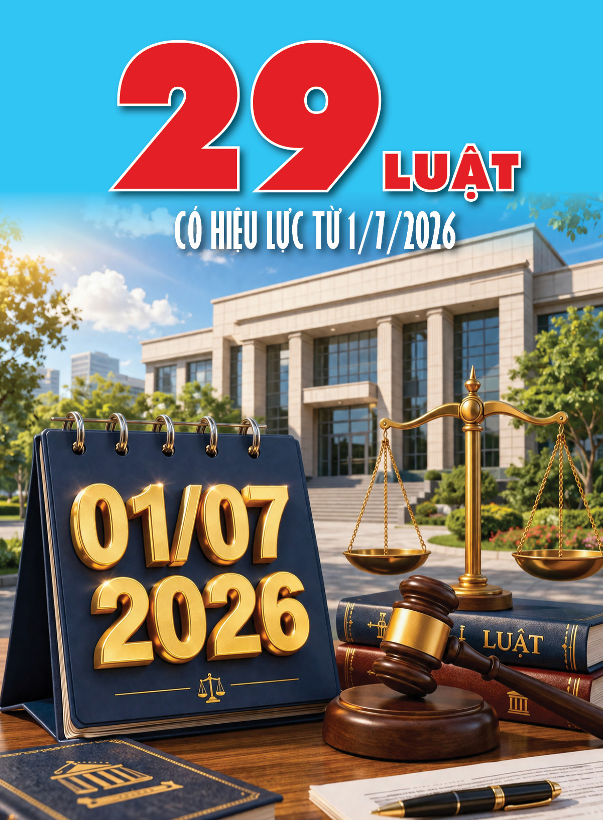 Infographic | 29 luật chính thức có hiệu lực từ ngày 1/7/2026 - 1